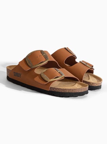 Sunbay Pantoletten "Calen" in Braun