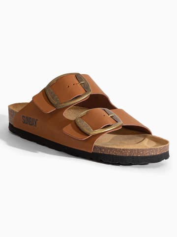 Sunbay Klapki "Calen" w kolorze brązowym