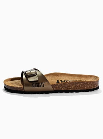Sunbay Pantoletten "Jasmin" in Gold