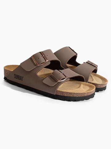 Sunbay Pantoletten "Balmain" in Taupe