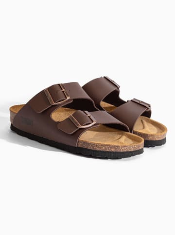 Sunbay Pantoletten "Balmain" in Braun