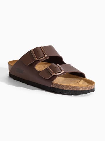 Sunbay Pantoletten "Balmain" in Braun