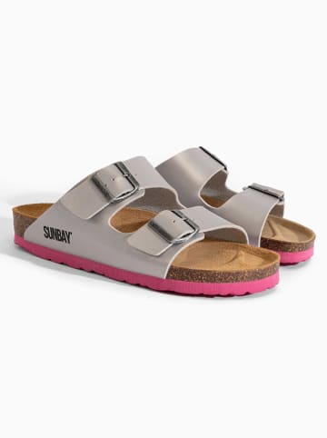 Sunbay Pantoletten "Trefle" in Silber