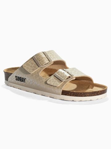 Sunbay Pantoletten "Trefle" in Gold
