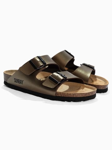 Sunbay Pantoletten "Trefle" in Gold