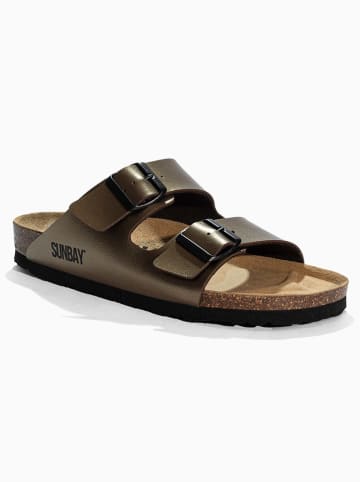 Sunbay Pantoletten "Trefle" in Gold