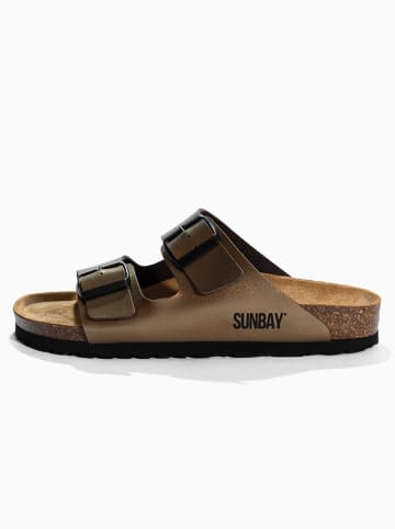 Sunbay Pantoletten "Trefle" in Gold