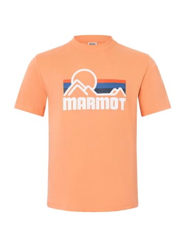 Marmot Koszulka "Coastal" w kolorze pomarańczowym