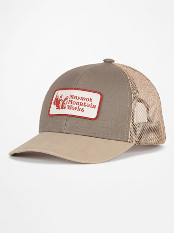 Marmot Czapka "Retro Trucker" w kolorze szarobrązowym