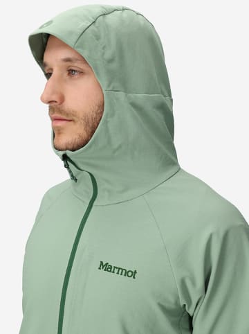 Marmot Kurtka przeciwdeszczowa "Pinnacle" w kolorze zielonym