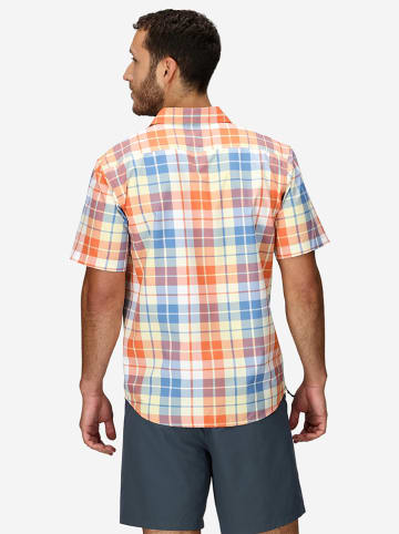Marmot Funktionshemd "Air Exchange Solar Shield" in Orange/ Blau
