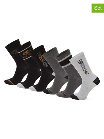 Timberland 6er-Set: Socken in Schwarz/ Grau