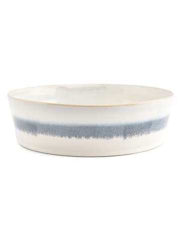 Salt and Pepper 2er-Set: Schalen "Stripes" in Weiß/ Blau - (H)6,5 x Ø 23 cm