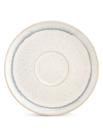 Salt and Pepper Spodki (4 szt.) "Stripes" w kolorze biało-niebieskim - Ø 14,5 cm