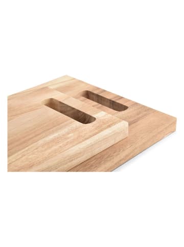 Salt and Pepper Schneidebrett "Slice" in Hellbraun - (L)46 x (B)32 cm