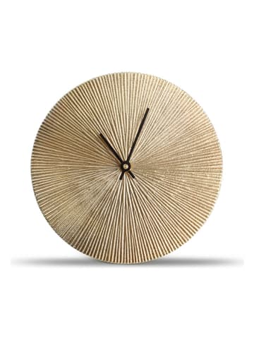 Salt and Pepper Tischuhr "Zone" in Gold - Ø 26 cm
