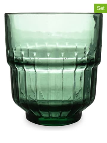 Salt and Pepper Szklanki (4 szt.) "Tiffany" w kolorze zielonym - 340 ml