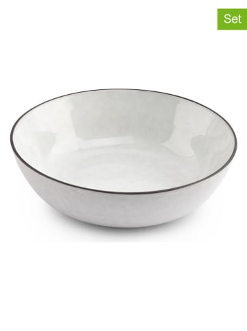 Salt and Pepper 4er-Set: Schalen "Fina" in Weiß/ Schwarz - (H)4 x Ø 13 cm