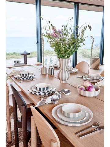 OYOY living design Dinerbord "Toppu" wit/grijs - Ø 26,5 cm