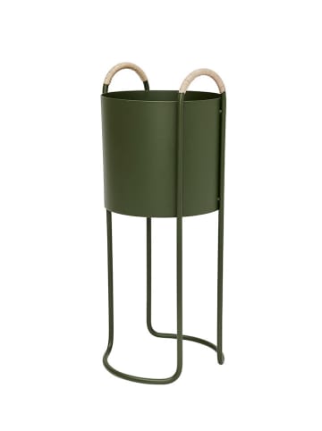OYOY living design Pflanzenständer ''Maki'' in Oliv - (B)24 x (H)55 x (T)22 cm