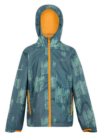 Regatta Regenjacke "Lever II" in Grün/ Orange