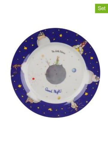 Könitz 2er-Set: Frühstücksteller"The Little Prince - Good Night" in Blau - Ø 19 cm