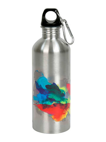 Könitz Drinkfles "On Colour Flow" zilverkleurig/meerkleurig - 600 ml