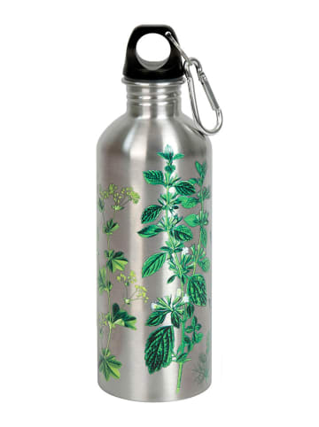 Könitz Trinkflasche "My Favourite Tea" in Silber/ Grün - 600 ml