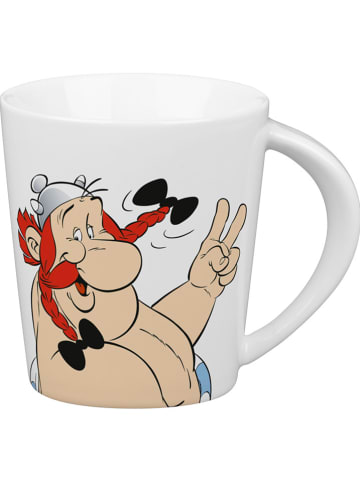 Könitz Mok "Asterix & Obelix" wit/beige - 380 ml