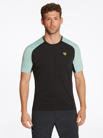 Ziener Fietsshirt "Nentin" zwart/turquoise