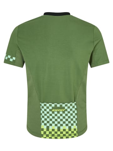 Ziener Fahrradtrikot "Neston" in Grün/ Türkis