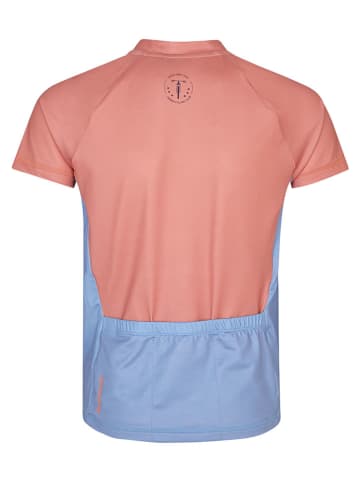 Ziener Fahrradtrikot "Nestel" in Hellblau/ Lachs