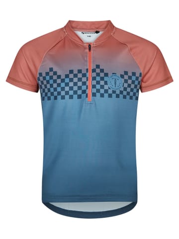 Ziener Fietsshirt "Narus" blauw/oranje