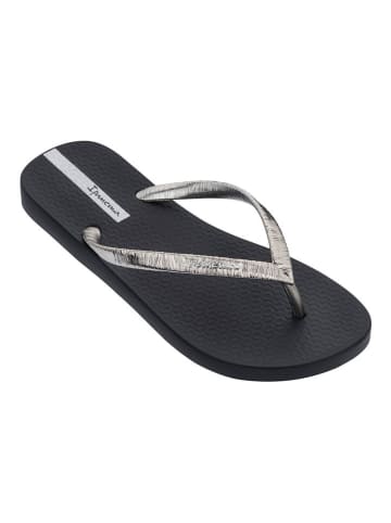 Ipanema Teenslippers zwart/zilverkleurig