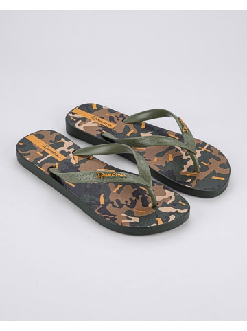 Ipanema Teenslippers kaki/oranje