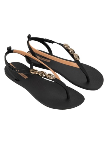 Ipanema Zehensandalen in Schwarz/ Beige/ Gold