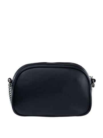 Puccini Leder-Umhängetasche in Schwarz - (B)24 x (H)15 x (T)8 cm