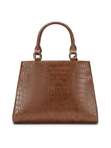 Puccini Henkeltasche in Hellbraun - (B)34 x (H)25 x (T)10 cm