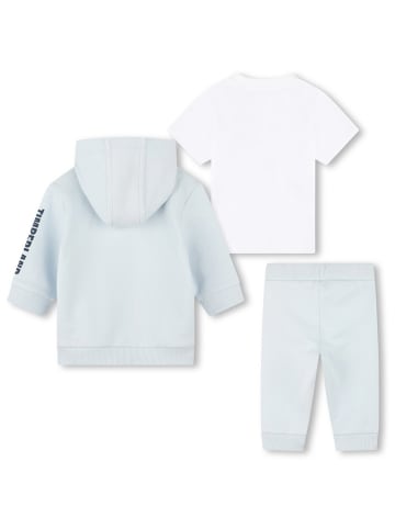 Timberland 3-delige outfit wit/lichtblauw
