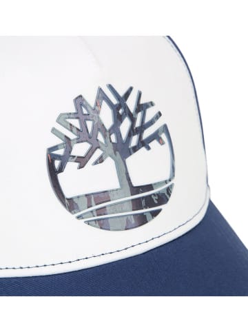 Timberland Cap in Weiß/ Dunkelblau