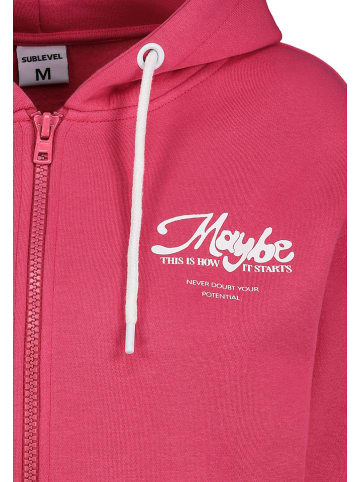 Sublevel Sweatvest roze