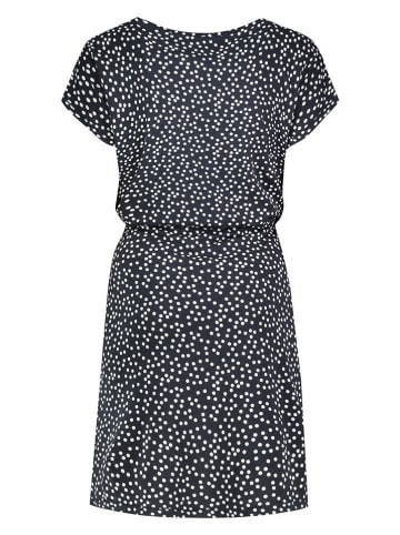 Sublevel Kleid in Dunkelblau/ Weiß