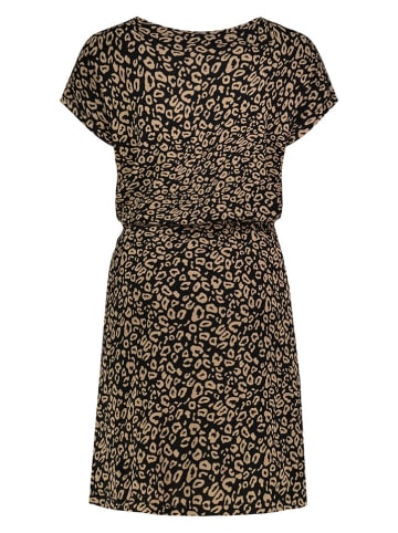 Sublevel Kleid in Beige/ Schwarz