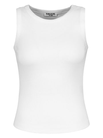 Sublevel Top w kolorze białym