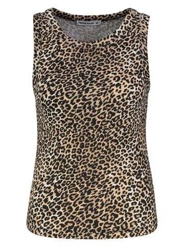 Fresh Made Top in Beige/ Schwarz