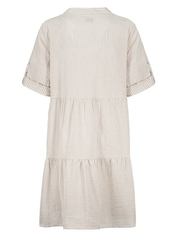 Fresh Made Jurk beige/wit