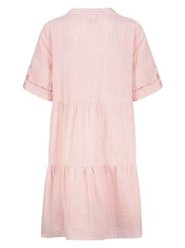 Fresh Made Kleid in Rosa/ Weiß