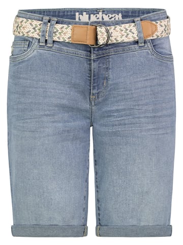 Sublevel Jeans-Bermudas in Hellblau