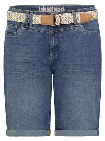 Sublevel Spijkerbermuda blauw