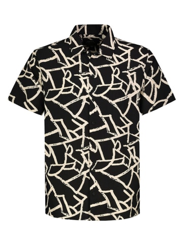 Authentic Style Hemd in Schwarz/ Beige